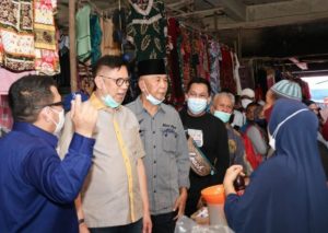 Calon Gubernur Mulyadi Siap Perjuangkan Aspirasi Pedagang  Pasar Talawi