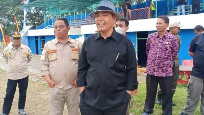 Bupati Solok Tinjau Kesiapan Bupati Cup 2022 di GOR Koto Baru
