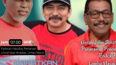 Ikuti Walk and Fun Serta Penanaman Seribu Batang Pohon Dies Natalis Faperta Unand ke-68