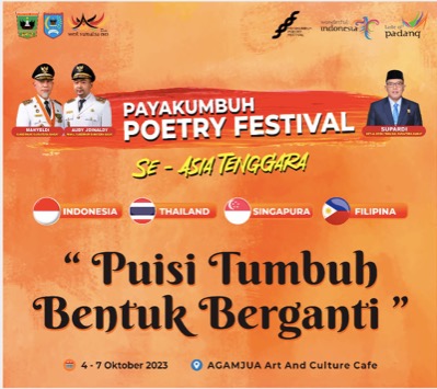Dibuka Malam Ini, Sastrawan Indonesia dan Asia Tenggara Dipastikan Hadiri Payakumbuh Poetry Festival 2023