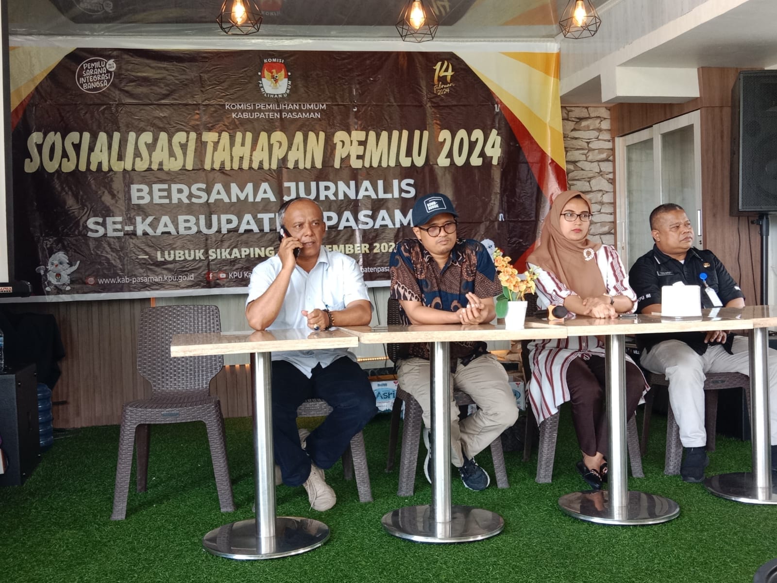 KPU Pasaman Sosialisasikan Tahapan Pemilu 2024 Pada Jurnalis