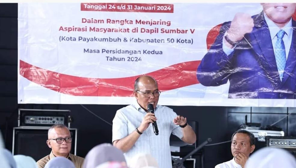 Reses Ketua DPRD Sumbar Supardi Disambut Antusias Warga Payakumbuh